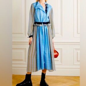 Stine Goya Felisa Checkered Midi Dress